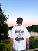 DEATH BY BASS TEE - BLACK ON WHITE