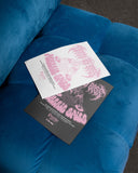 DEATH BY BASS POSTER - PINK ON WHITE