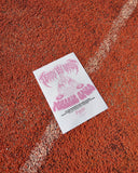 DEATH BY BASS POSTER - PINK ON WHITE