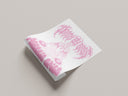 DEATH BY BASS POSTER - PINK ON WHITE