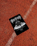 DEATH BY BASS POSTER - WHITE ON BLACK