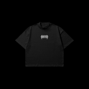 DEATH BY BASS TEE - WHITE ON BLACK