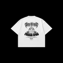 DEATH BY BASS TEE - BLACK ON WHITE